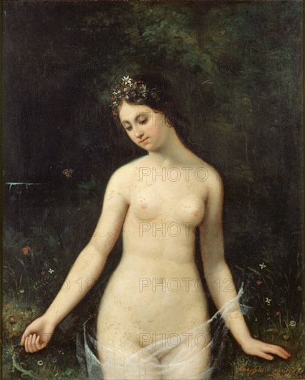 Jeune femme nue, 1831. Found in the collection of Maison de Balzac.