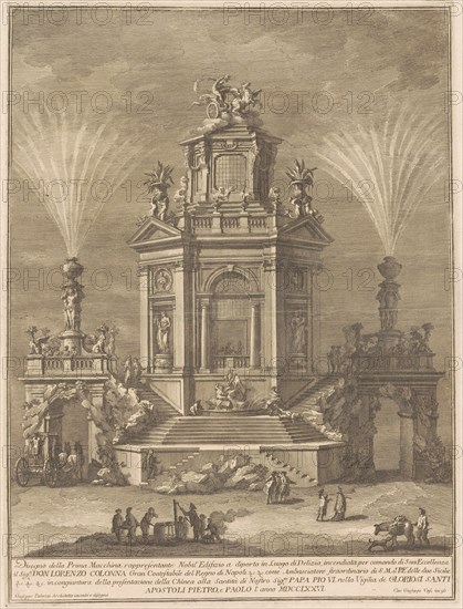 The Prima Macchina for the Chinea of 1776: A Pleasure Palace, 1776.