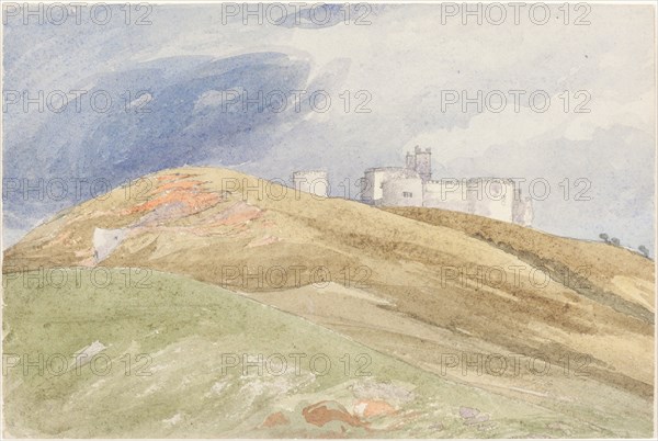 Castle on a Hill, first half 19th century. Attributed to James Bulwer.