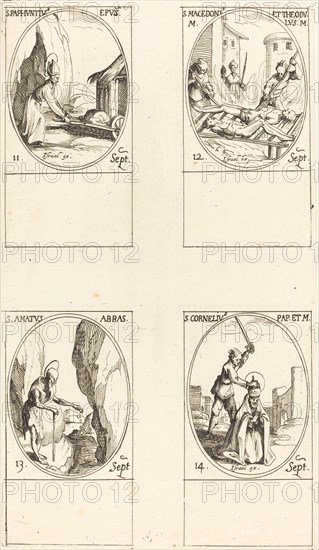 St. Paphnutius; Sts. Macedonius and Theodulus; St. Amatus; St. Cornelias.