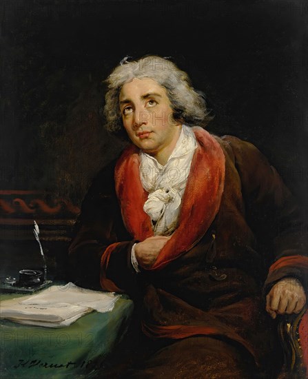 Portrait of the poet André Chénier (1762-1794) , 1825. Private Collection.