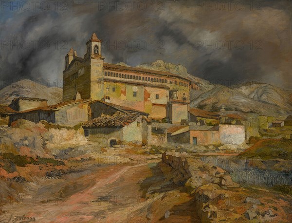 La Iglesia de Maluenda (The Church at Maluenda), c. 1924. Private Collection.