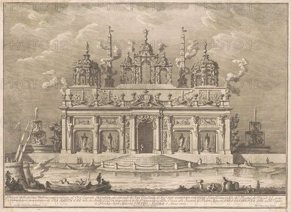 The Prima Macchina for the Chinea of 1765: The Garden of the Hesperides, 1765.