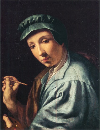 Self-Portrait, ca 1555. Found in the collection of Galleria degli Uffizi, Florence.