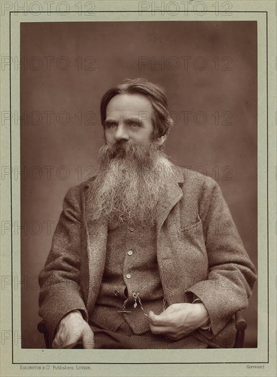 Portrait of the painter William Holman Hunt (1827-1910), ca 1885. Private Collection.