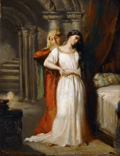 Desdemona Retiring to her Bed, 1849. Found in the collection of Musée du Louvre, Paris.