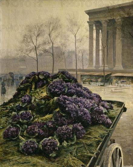 Violets from Nice, 1902. Found in the collection of State Russian Museum, St. Petersburg.