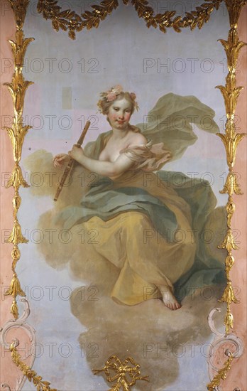 Muse Calliope, Early 1770s. Found in the collection of State Open-air Museum Oranienbaum.