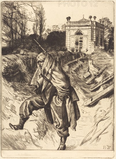 Grand Garde (Souvenir du siège de Paris), 1878. Creator: James Tissot.