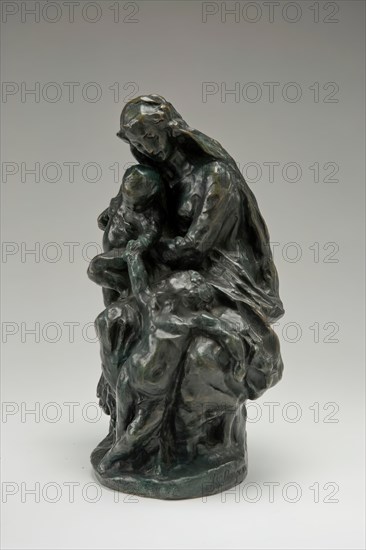 Virgin and Child with Saint John (Study for "Notre-Dame du Saint-Cordon"), 1864/cast after 1890. Creator: Jean-Baptiste Carpeaux.