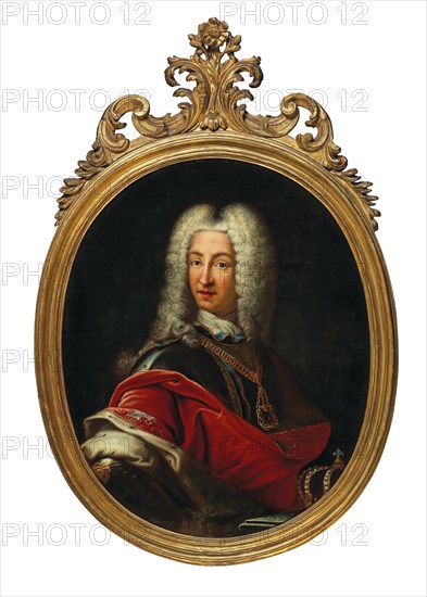 Portrait of Victor Amadeus II (1666-1732), King of Sardinia and Duke of Savoy. Creator: Clementi, Maria Giovanna, (La Clementina) (1692-1761).