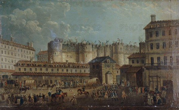 The Storming of the Bastille on 14 July 1789, 1789. Creator: Demachy, Pierre-Antoine (1723-1807).