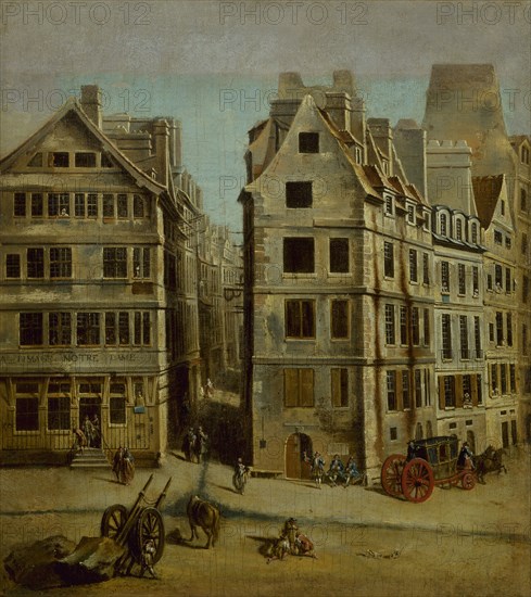 Le cabaret l'Image Notre-Dame, place de Grève, 1751. Creator: Raguenet, Nicolas-Jean-Baptiste (1715-1793).