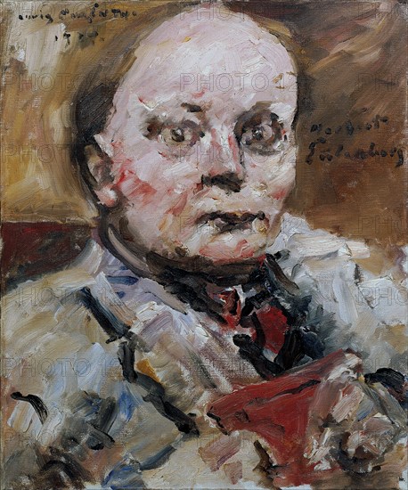 Portrait of the poet Herbert Eulenberg, 1924. Creator: Corinth, Lovis (1858-1925).