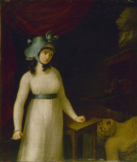 Portrait of Charlotte Corday (1768-1793), Between 1793 and 1798. Creator: Anonymous.