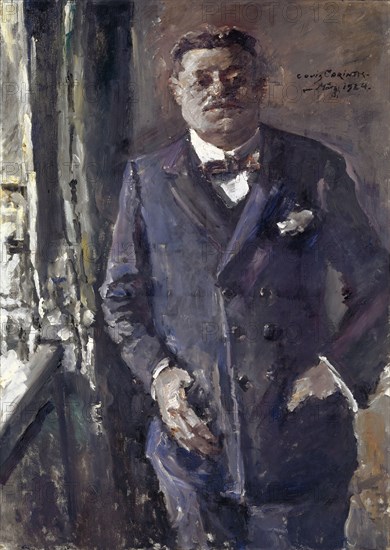 Portrait of Friedrich Ebert (1871-1925), President of the German Reich, 1924. Creator: Corinth, Lovis (1858-1925).