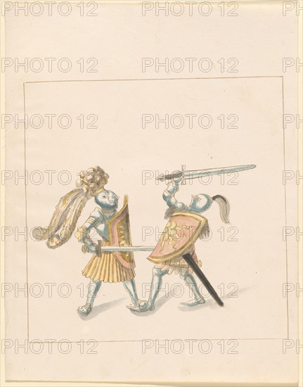 Freydal, The Book of Jousts and Tournament of Emperor Maximilian I: Combats...Plate 161, c1515. Creator: Unknown.