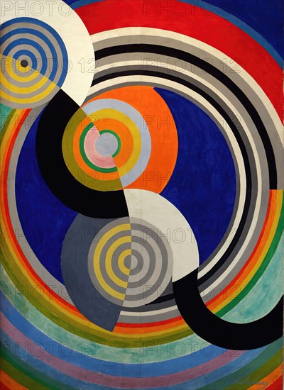 Rythme n°2, décoration pour le salon des Tuileries , 1938. Creator: Delaunay, Robert (1885-1941).