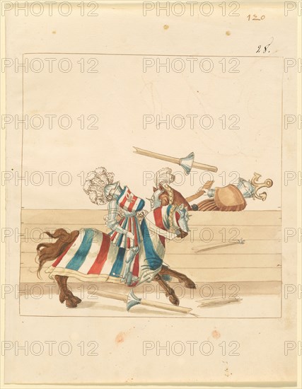 Freydal, The Book of Jousts and Tournament of Emperor Maximilian I: Combats...Plate 108, c1515. Creator: Unknown.