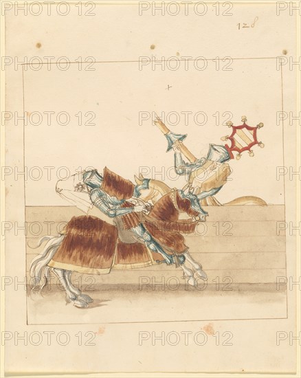 Freydal, The Book of Jousts and Tournament of Emperor Maximilian I: Combats... (Jousts)(Volume II):  Creator: Unknown.