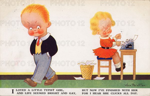 I loved a little typist girl', 1935. Creator: Vera Paterson.
