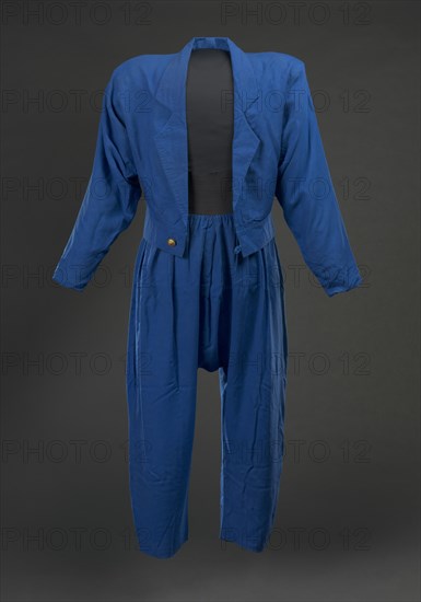 Jacket and pants worn by MC Hammer in music video for "They Put Me in the Mix", 1988. Creator: Unknown.