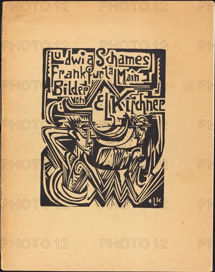 Ludwig Schames Frankfurt a Main Bilder von E L Kirchner (Ludwig Schames Frankfurt..., 1919. Creator: Ernst Kirchner.