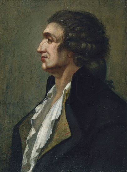 Portrait of Marie Jean Antoine Nicolas Caritat, Marquis de Condorcet, 2nd Half of 18th cen. Creator: Anonymous.