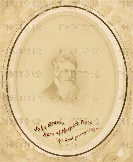 Portrait of John Brown, ca. 1859. Creator: Alexander Gardner.