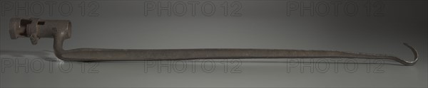 Socket bayonet modified with a hooked tip, 1861-1865. Creator: Unknown.