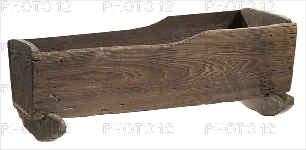Cradle made by an unidentified enslaved person, 1795-1830. Creator: Unknown.