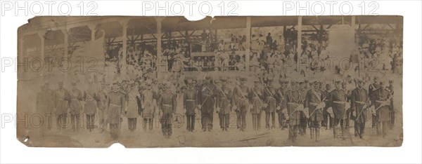 Albumen print of members of the Grand United Order of Odd Fellows, 1890-1930. Creator: Unknown.