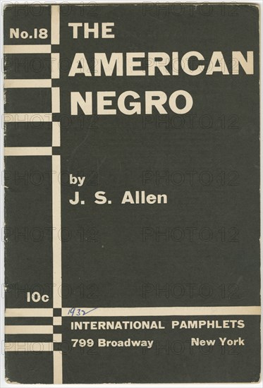 'The American Negro', 1932. Creator: Unknown.