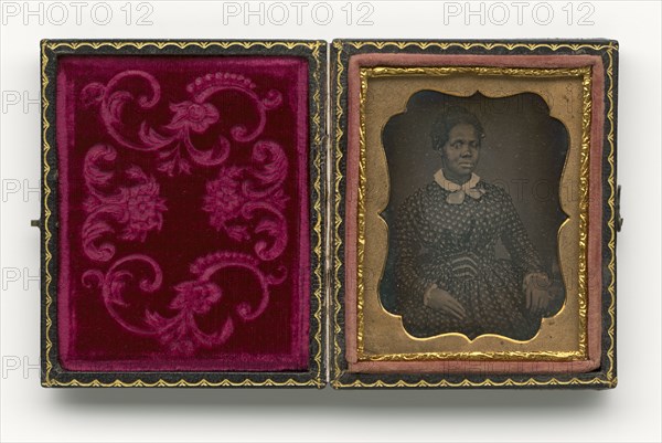 Daguerreotype of Rhoda Phillips, ca. 1850. Creator: Unknown.