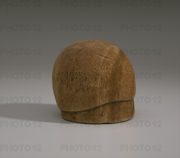 Wooden hat block from Mae's Millinery Shop, 1941-1994. Creator: Unknown.