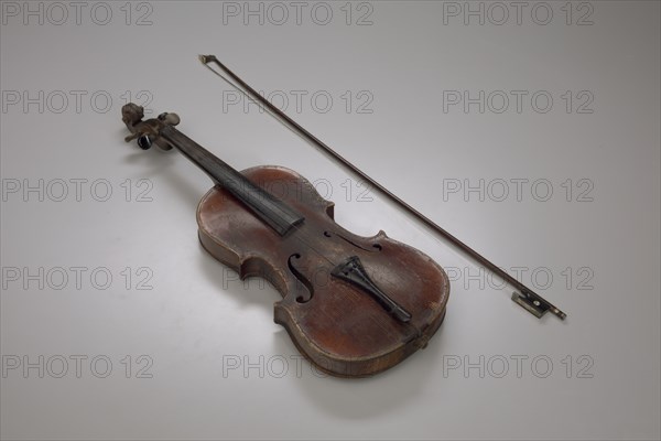 Violin played by the enslaved man Jesse Burke, 1850-1860. Creator: Unknown.