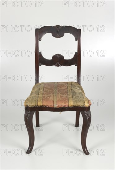 Side chair by Thomas Day, ca. 1850. Creator: Thomas Day.