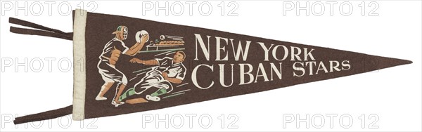 Pennant for the New York Cuban Stars, 1907 - 1932. Creator: Unknown.