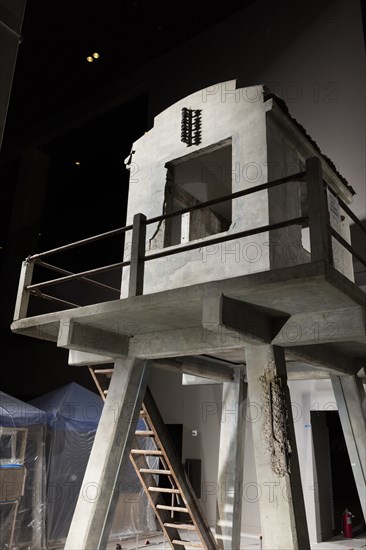 Guard tower from Camp H at Angola Prison, 1900-1950. Creator: Unknown.