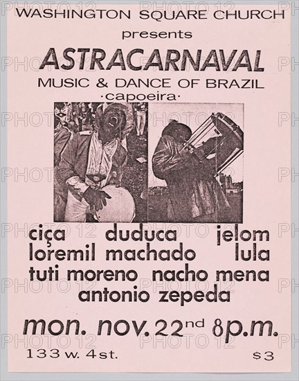 Flyer advertising Astracarnaval, 1976. Creator: Unknown.