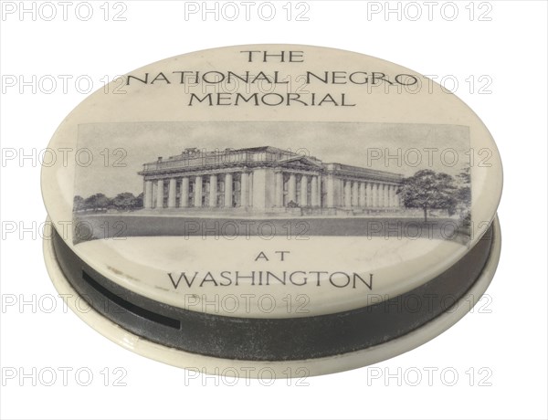 Keepsake pocket bank for the National Negro Memorial, ca. 1926. Creator: Unknown.