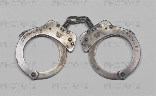 Handcuffs used in the arrest of Henry Louis Gates, Jr., 2000s. Creator: Unknown.