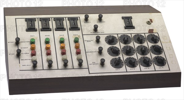 Prototype of a digital heart rhythm monitor developed by Dr. L. Julian Haywood, 1966-1969. Creator: Unknown.