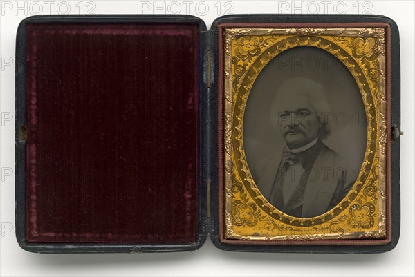 Ambrotype of Frederick Douglass, 1855-1865. Creator: Unknown.