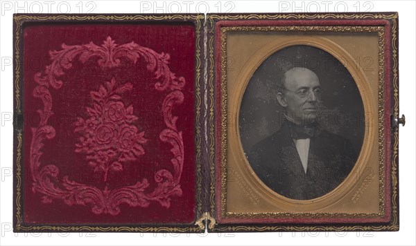 Daguerreotype of William Lloyd Garrison, ca. 1860. Creator: Cutting & Turner.