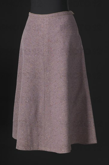 Lavender tweed skirt designed by Arthur McGee, mid 20th-late 20th century. Creator: Arthur McGee.
