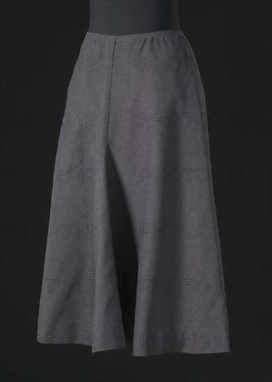 Grey wool skirt designed by Arthur McGee, mid 20th-late 20th century. Creator: Arthur McGee.