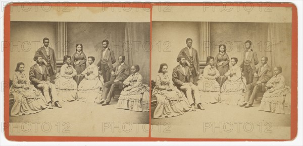 Jubilee Singers, Fisk University, Nashville, Tennessee, 1872. Creator: James Wallace Black.