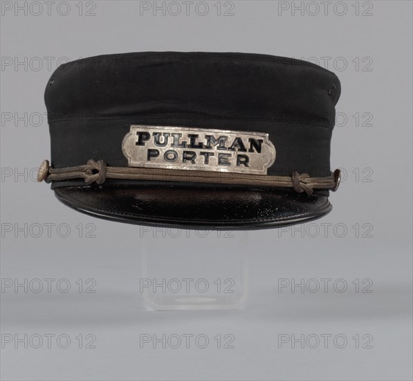 Uniform cap owned by Pullman Porter Robert Thomas, ca. 1920. Creators: Unknown, Robert Jackson Thomas.
