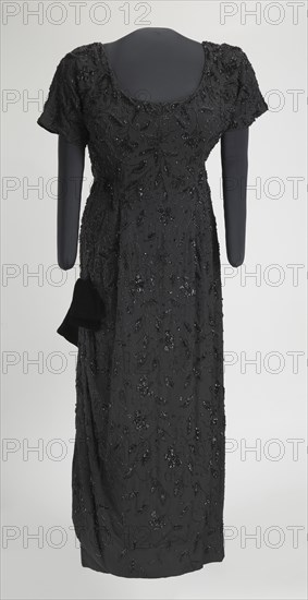 Black beaded dress designed by Zelda Wynn and worn by Ella Fitzgerald, late 1940s. Creator: Zelda Wynn.